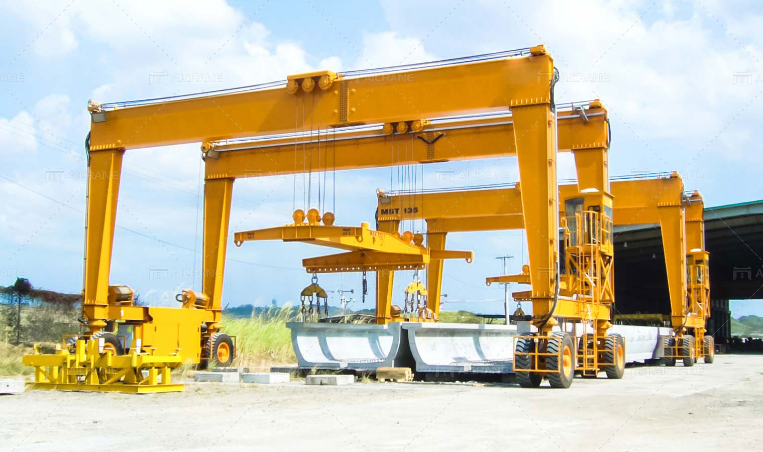 RTG-crane-Для строительных площадок