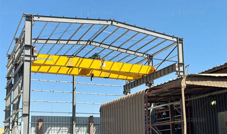 Двухбалочный мостовой кран 32 тонн установлен в Чили