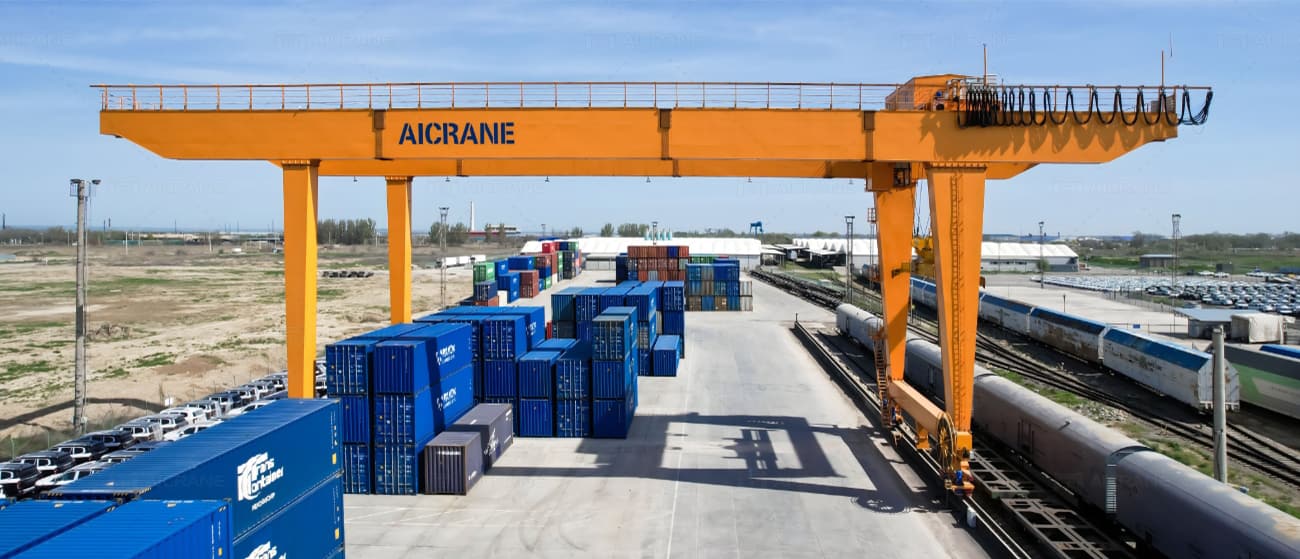контейнерный козловой кран