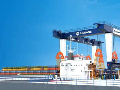 Передвижной кран для яхт