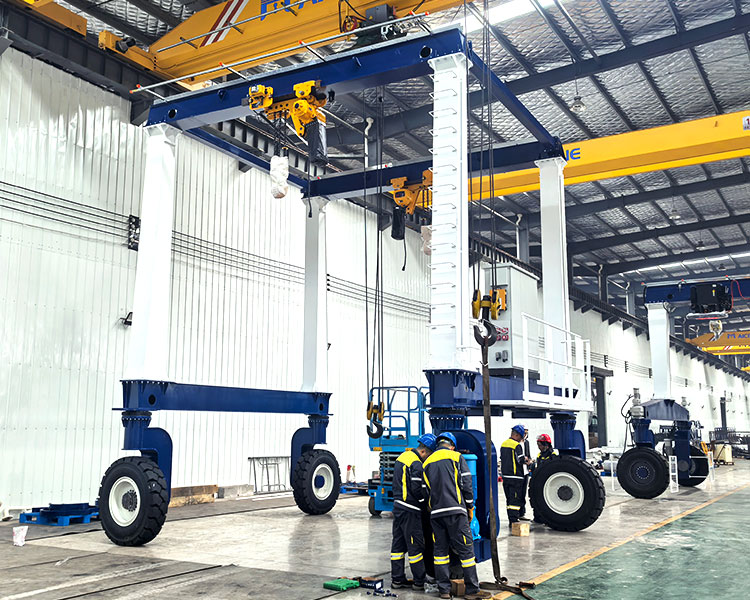 Козловой кран 6+6 тонн предварительно собран и готов к отправке в Украину