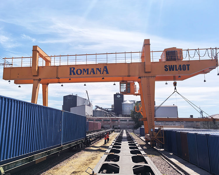 козловой кран для контейнеров