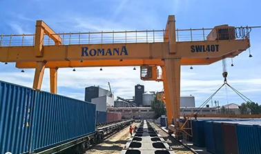 Козловой кран 40 т для контейнерных работ в Казахстане