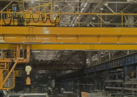 Двухбалочный мостовой кран для металлургического предприятия в России