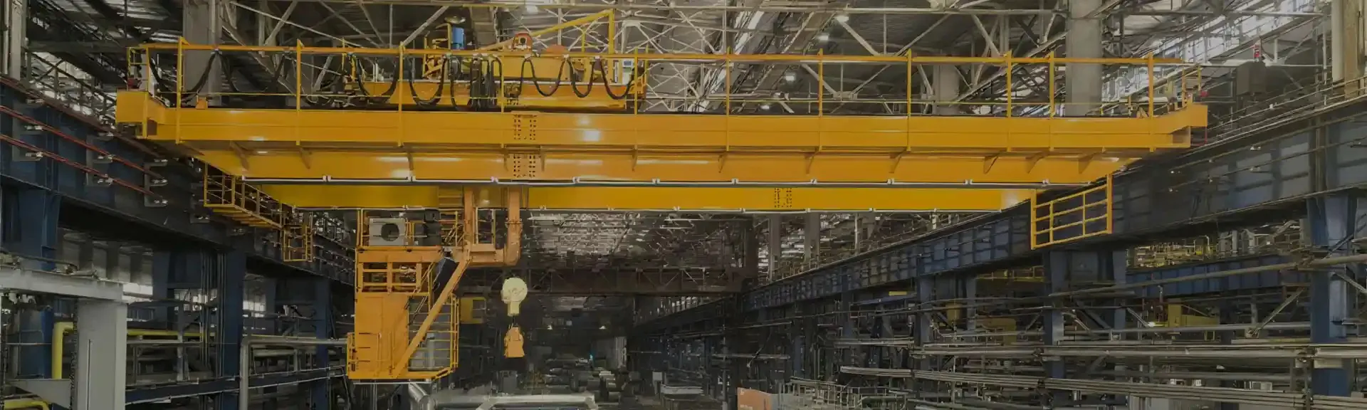 Двухбалочный мостовой кран для металлургического предприятия в России